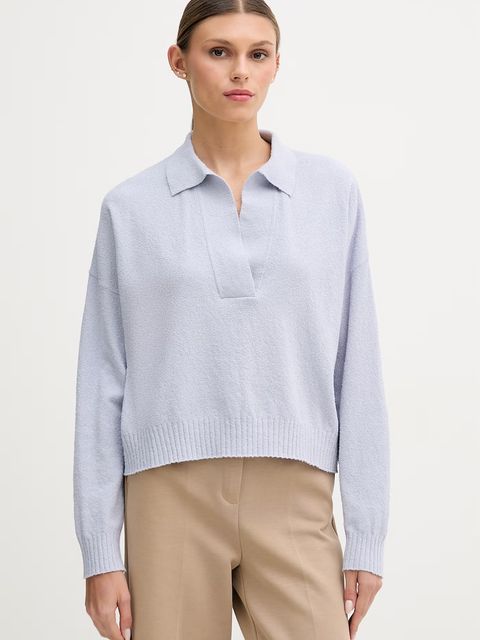 Sisley longsleeve damski z bawełny - zdjęcie produktu nr 2