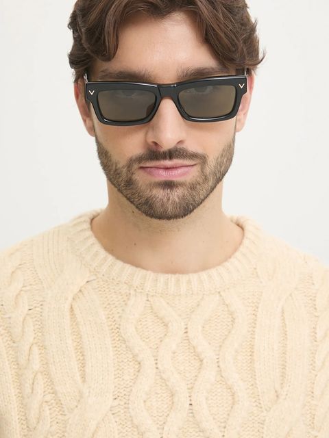 Valentino okulary przeciwsłoneczne V - SHARP kolor czarny VLS.134A