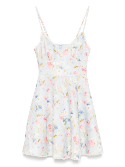 ZIMMERMANN Lucky Picnic mini dress - Blue - zdjęcie produktu nr 1