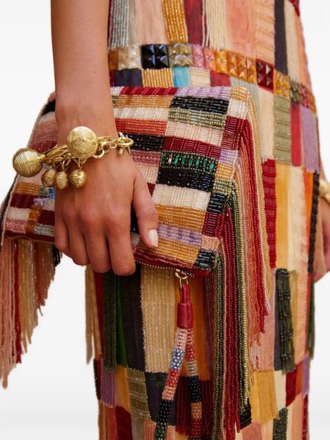 ALEMAIS Marjorelle clutch bag - Brown