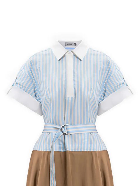 Simkhai striped belted shirt dress - Brown - zdjęcie produktu nr 2