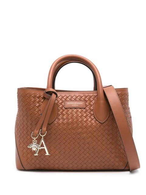 Aspinal Of London medium London woven tote bag - Brown - zdjęcie produktu nr 1