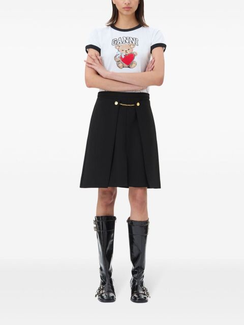 GANNI logo-print T-shirt - White - zdjęcie produktu nr 2