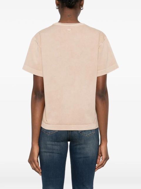PINKO logo T-shirt - Neutrals