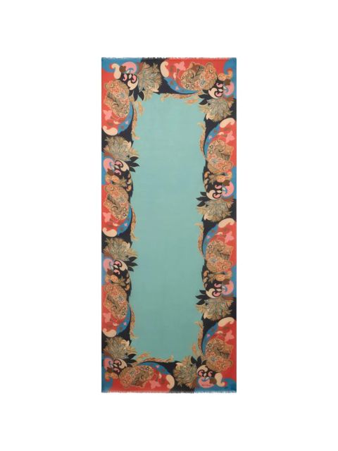 ETRO floral paisley scarf - Blue - zdjęcie produktu nr 1