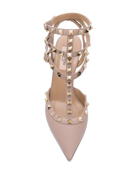 Valentino Garavani Rockstud 70mm pointed pumps - Pink