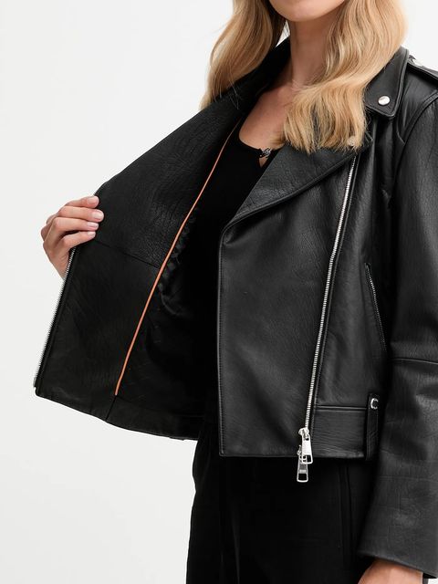 BOSS Orange ramoneska skórzana C Sandy