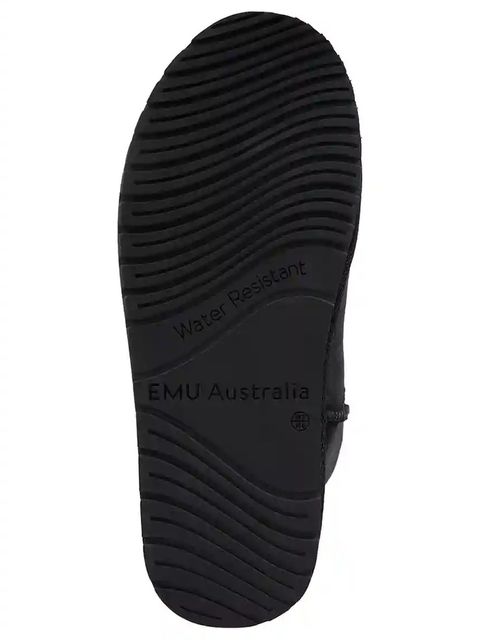 Emu Australia śniegowce zamszowe Stinger Lo Flatform kolor czarny W13190