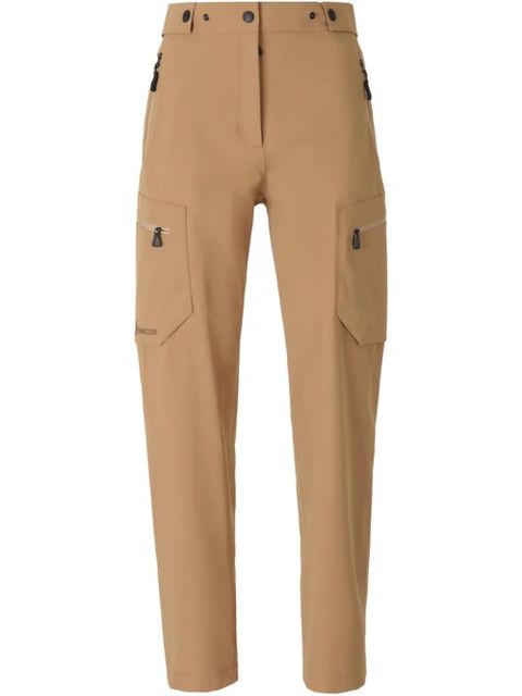 Moncler Grenoble logo-print cargo trousers - Brown - zdjęcie produktu nr 1