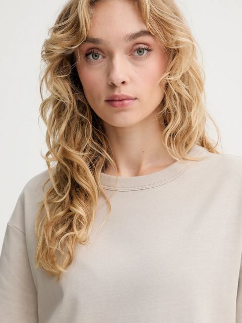 Levi's t-shirt bawełniany damski kolor beżowy 001HI