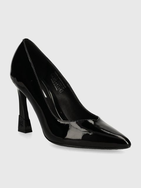 Karl Lagerfeld szpilki skórzane PREMIERE 90 kolor czarny KL33514 - zdjęcie produktu nr 1