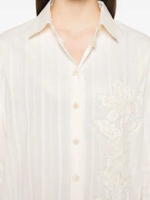 Golden Goose striped shirt - Neutrals