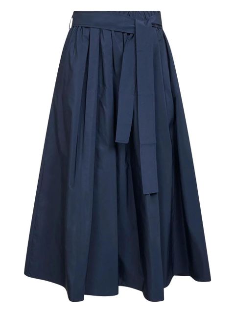Weekend Max Mara self-tie pleated midi skirt - Blue - zdjęcie produktu nr 1