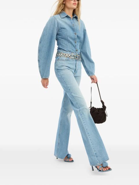 ROTATE BIRGER CHRISTENSEN blue bootcut jeans