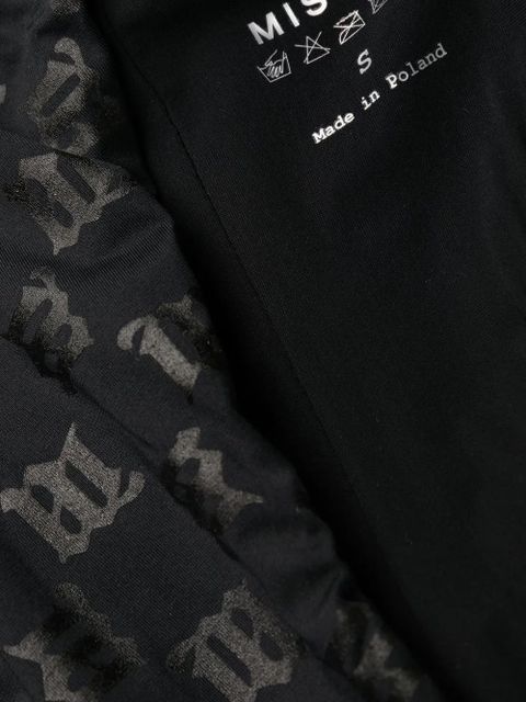 MISBHV monogram-pattern bikini bottoms - Black