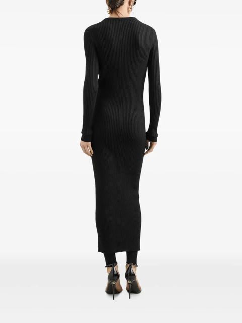 Dolce & Gabbana DNA ribbed wool dress - Black