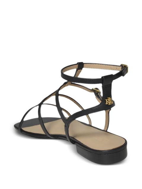 Lauren Ralph Lauren Everley flat sandals - Black - zdjęcie produktu nr 2