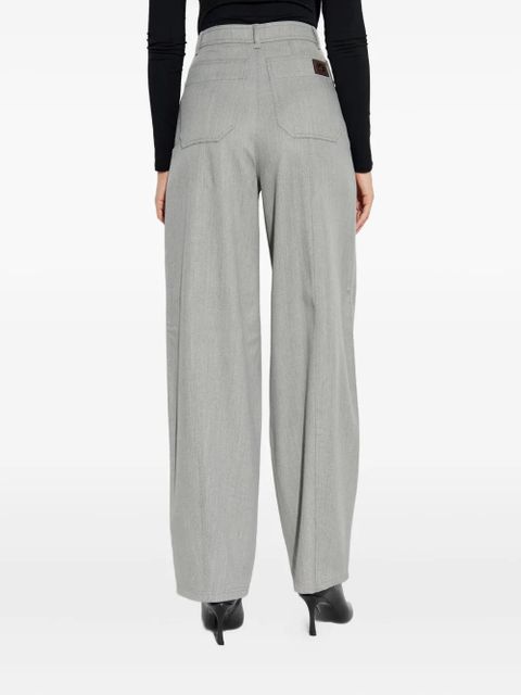 Max Mara Abetaia seam-detail trousers - Grey