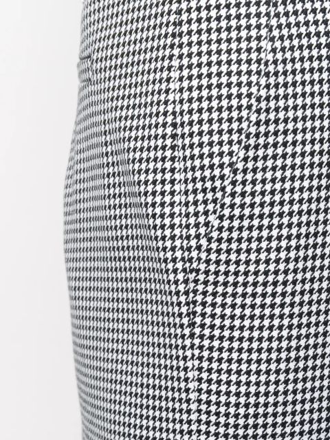 Balmain houndstooth carrot-fit trousers - Black