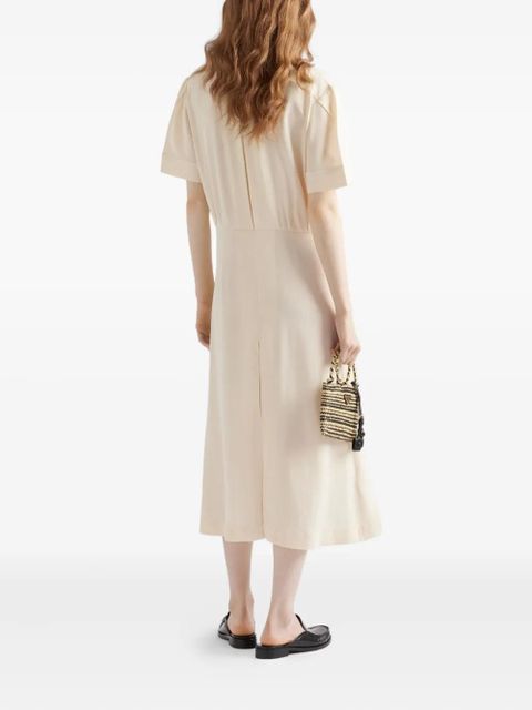 Prada lace shirt dress - Neutrals