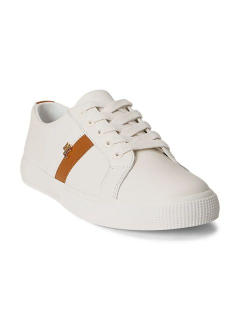 Lauren Ralph Lauren Janson II sneakersy damskie skórzane - zdjęcie produktu nr 1
