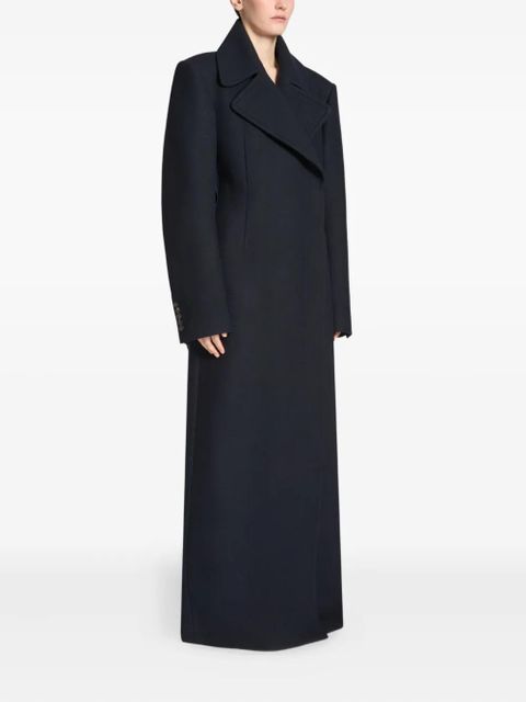 DRIES VAN NOTEN double-breasted belted coat - Blue - zdjęcie produktu nr 2