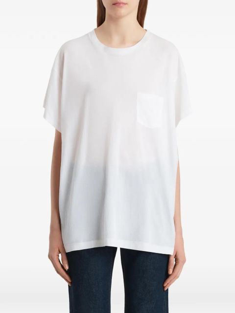 KHAITE crew-neck T-shirt - White