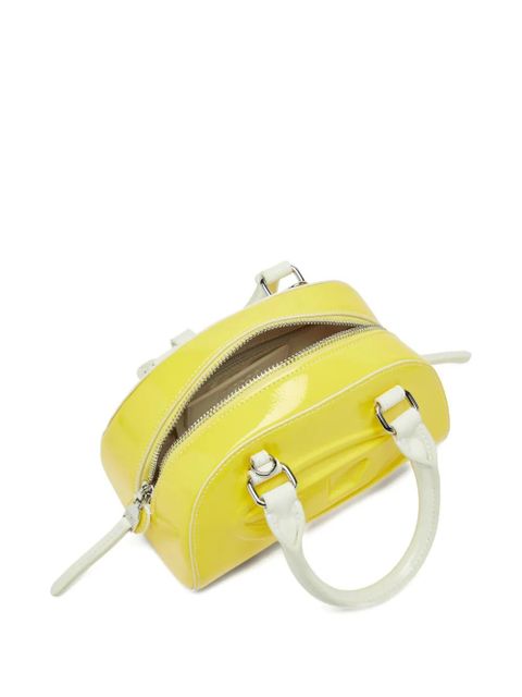 Diesel 1DR Dome embossed logo crossbody bag - Yellow - zdjęcie produktu nr 2