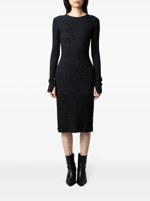 Zadig&Voltaire Ruby midi dress - Black - zdjęcie produktu nr 2