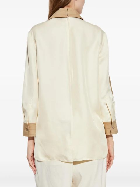 Jil Sander pinstriped blouse - Neutrals