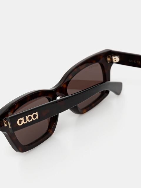 Gucci okulary przeciwsłoneczne damskie kolor brązowy GG1790S