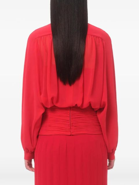 Valentino Garavani Light Georgette blouse - Red