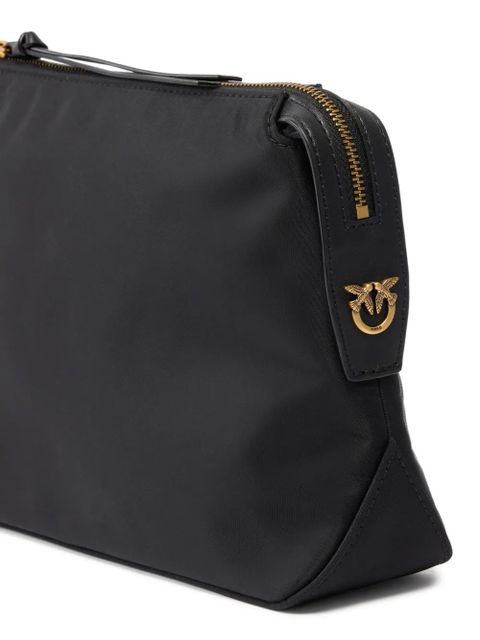 PINKO zip makeup bag - Black