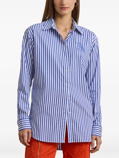 Lauren Ralph Lauren striped cotton shirt - Blue - zdjęcie produktu nr 2