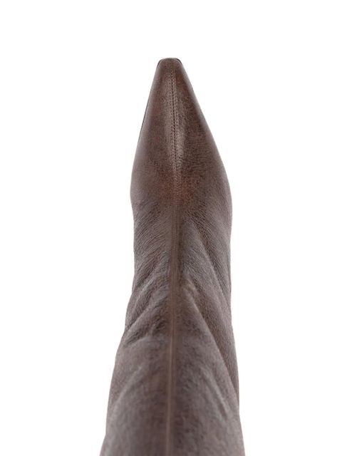 Paris Texas Jude 100mm knee-high boots - Brown