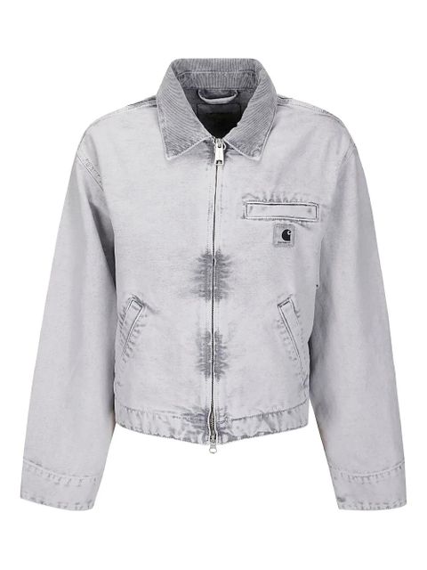 Carhartt WIP W' Emery zip-front cropped jacket - Grey - zdjęcie produktu nr 1