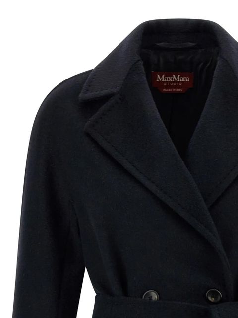 Max Mara Patreon double-breasted coat - Blue