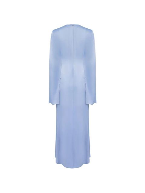 TWINSET V-neck long-sleeve dress - Blue - zdjęcie produktu nr 2
