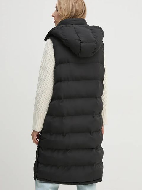 Pepe Jeans bezrękawnik BIBI VEST damski kolor czarny zimowy PL402439