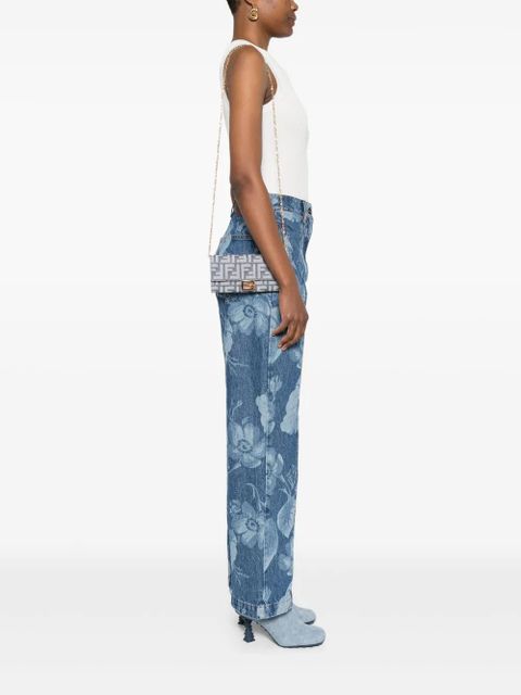 FENDI Baguette Continental clutch bag - Blue - zdjęcie produktu nr 2