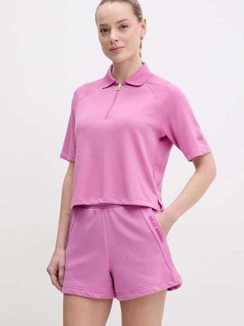 Helly Hansen polo INSHORE damski kolor fioletowy 34481 - zdjęcie produktu nr 1