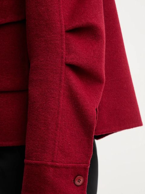 Marc Aurel kurtka z dodatkiem wełny kolor czerwony przejściowa 4474-1000-93348