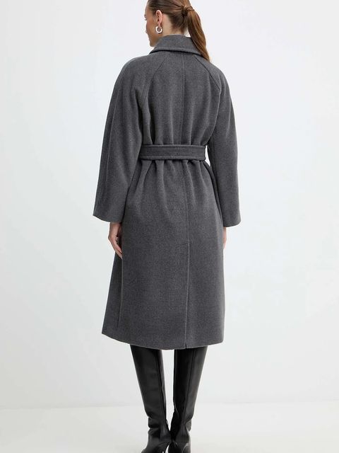 Marella płaszcz wełniany kolor szary 2523016142200