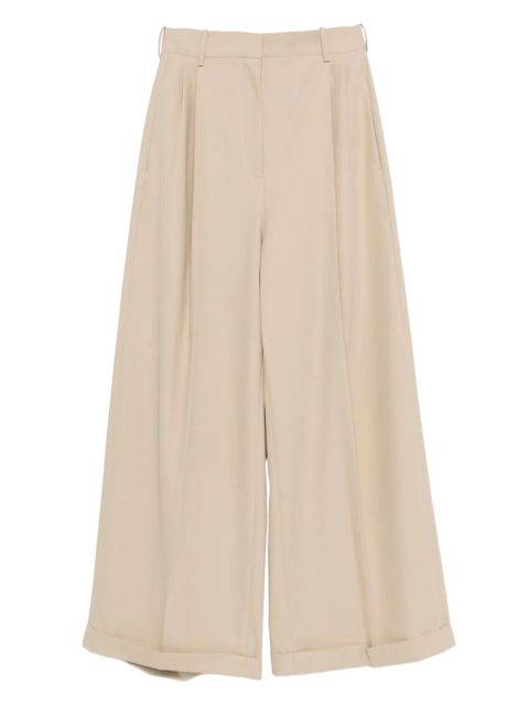 LOEWE pleated trousers - Neutrals - zdjęcie produktu nr 1
