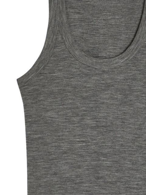 Róhe scoop-neck tank top - Grey - zdjęcie produktu nr 2