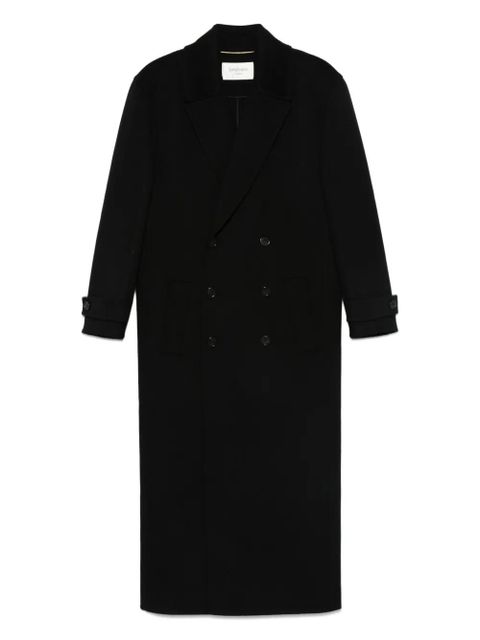 Saint Laurent double-breasted wool coat - Black - zdjęcie produktu nr 1