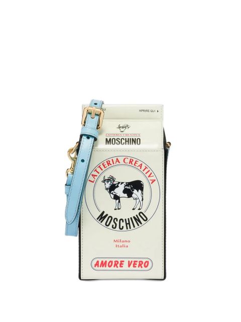 Moschino Milk Carton shoulder bag - White - zdjęcie produktu nr 1