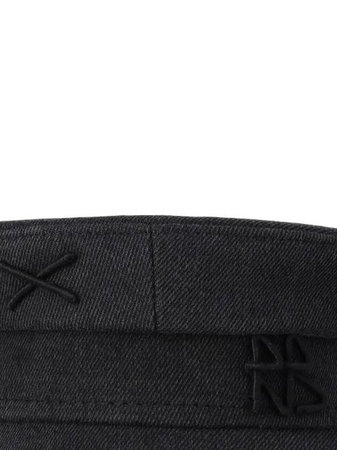 Ruslan Baginskiy logo trim cap hat - Black