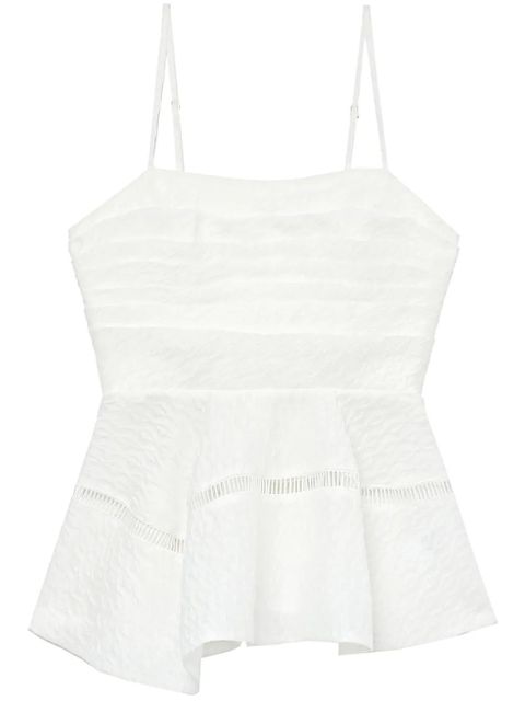 Aje Cinque jacquard top - White - zdjęcie produktu nr 1