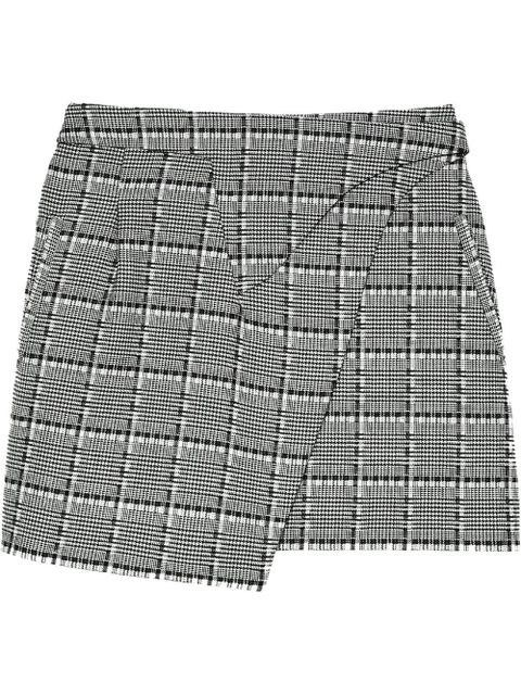 WARDROBE.NYC wrapped mini skirt - Black - zdjęcie produktu nr 1